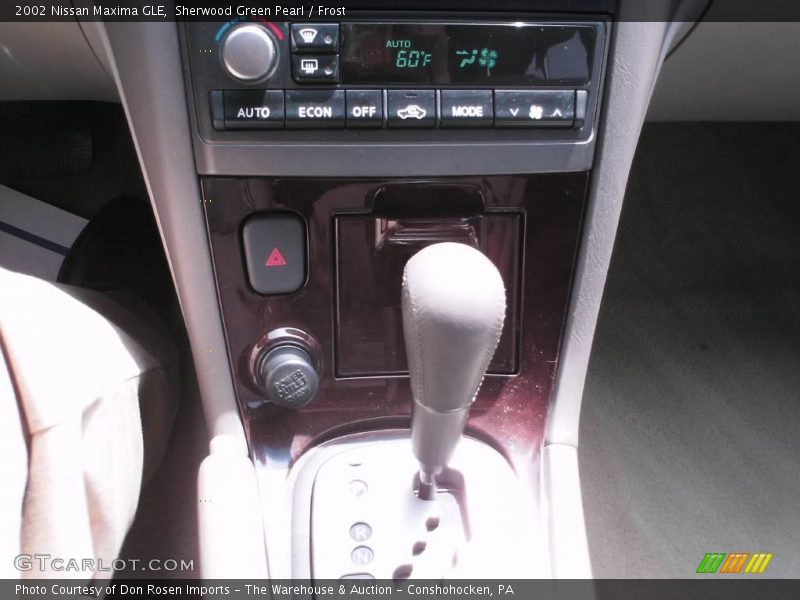 Sherwood Green Pearl / Frost 2002 Nissan Maxima GLE