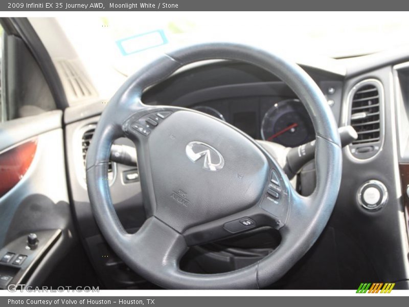 Moonlight White / Stone 2009 Infiniti EX 35 Journey AWD
