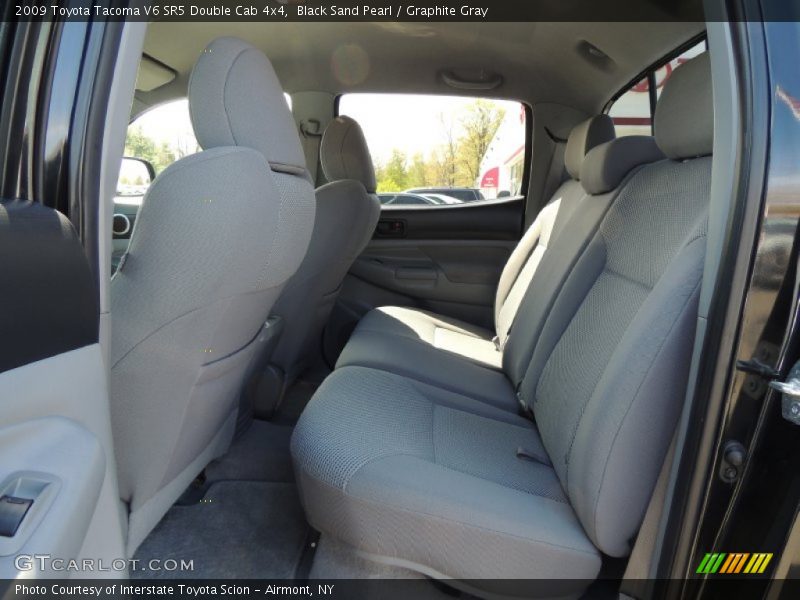Black Sand Pearl / Graphite Gray 2009 Toyota Tacoma V6 SR5 Double Cab 4x4