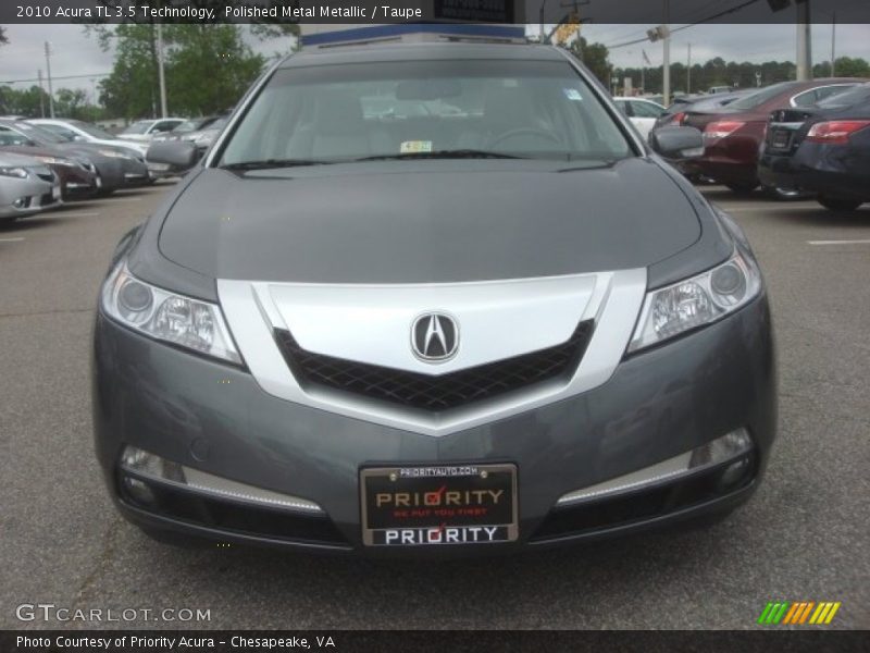 Polished Metal Metallic / Taupe 2010 Acura TL 3.5 Technology
