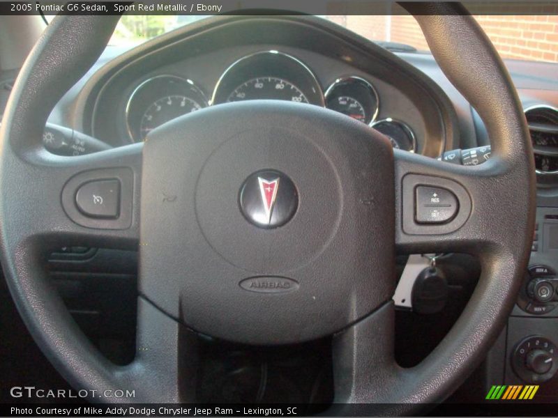 Sport Red Metallic / Ebony 2005 Pontiac G6 Sedan