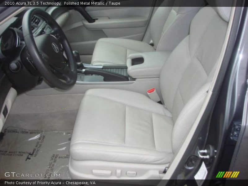 Polished Metal Metallic / Taupe 2010 Acura TL 3.5 Technology