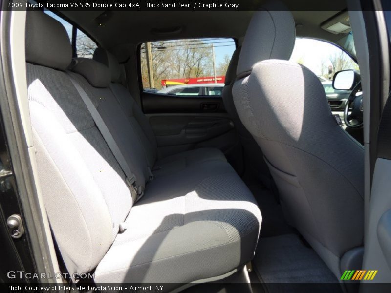 Black Sand Pearl / Graphite Gray 2009 Toyota Tacoma V6 SR5 Double Cab 4x4