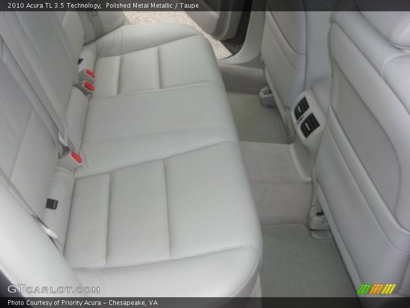 Polished Metal Metallic / Taupe 2010 Acura TL 3.5 Technology