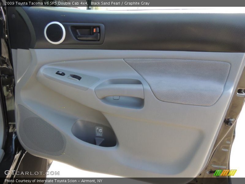Black Sand Pearl / Graphite Gray 2009 Toyota Tacoma V6 SR5 Double Cab 4x4