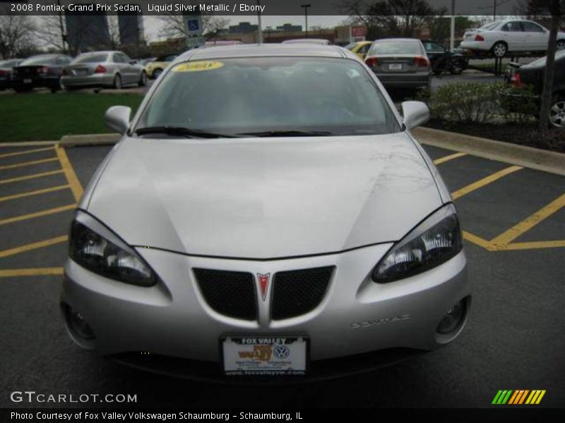 Liquid Silver Metallic / Ebony 2008 Pontiac Grand Prix Sedan
