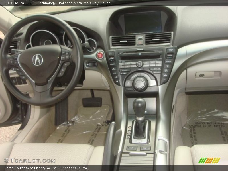 Polished Metal Metallic / Taupe 2010 Acura TL 3.5 Technology