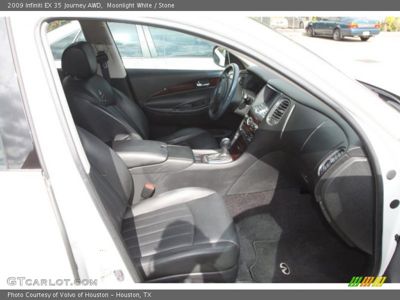 Moonlight White / Stone 2009 Infiniti EX 35 Journey AWD