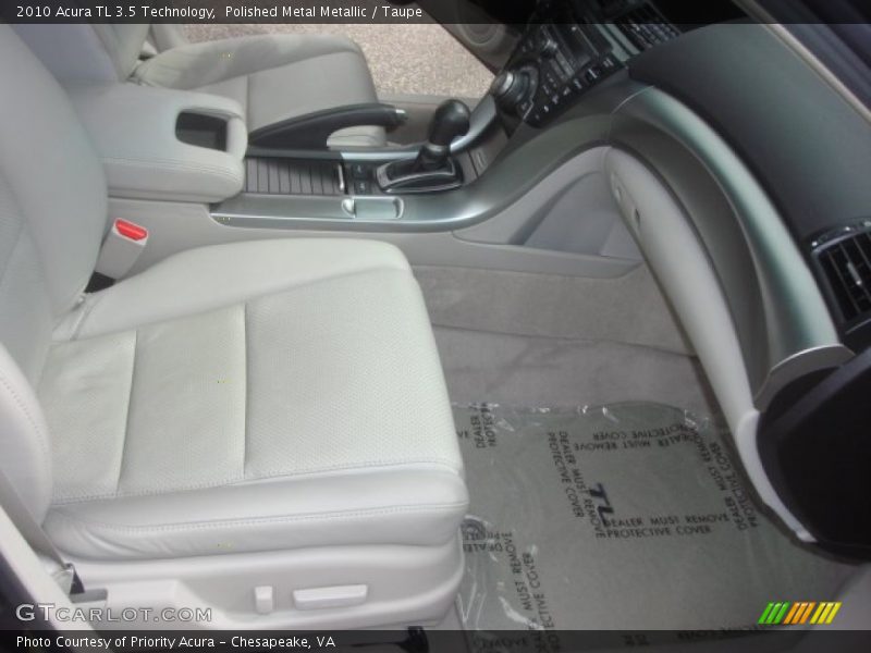 Polished Metal Metallic / Taupe 2010 Acura TL 3.5 Technology
