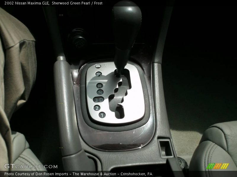 Sherwood Green Pearl / Frost 2002 Nissan Maxima GLE