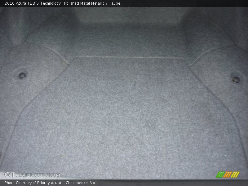 Polished Metal Metallic / Taupe 2010 Acura TL 3.5 Technology