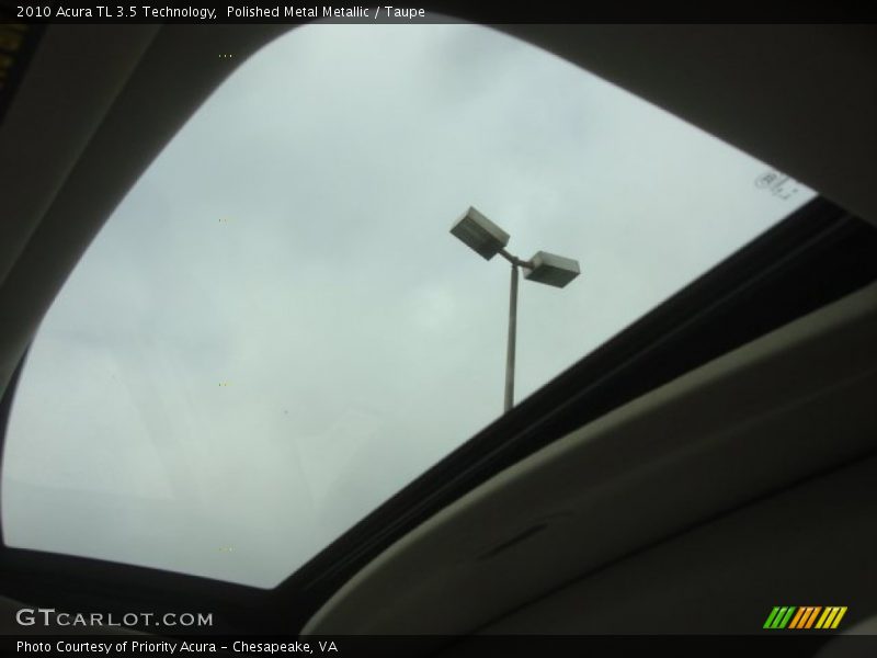 Polished Metal Metallic / Taupe 2010 Acura TL 3.5 Technology