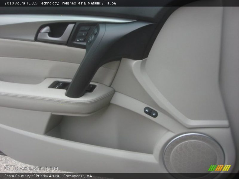 Polished Metal Metallic / Taupe 2010 Acura TL 3.5 Technology