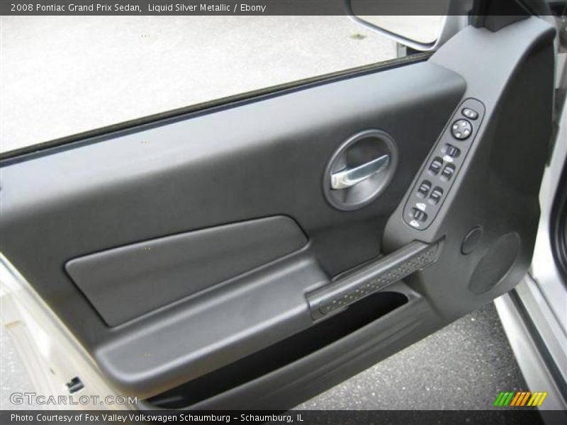 Liquid Silver Metallic / Ebony 2008 Pontiac Grand Prix Sedan