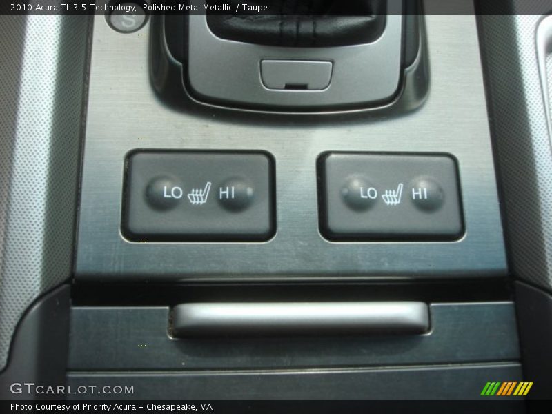 Polished Metal Metallic / Taupe 2010 Acura TL 3.5 Technology