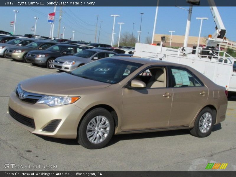 Sandy Beach Metallic / Ivory 2012 Toyota Camry LE
