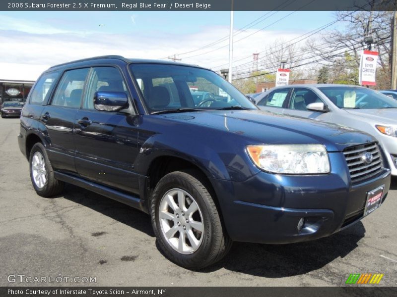 Regal Blue Pearl / Desert Beige 2006 Subaru Forester 2.5 X Premium