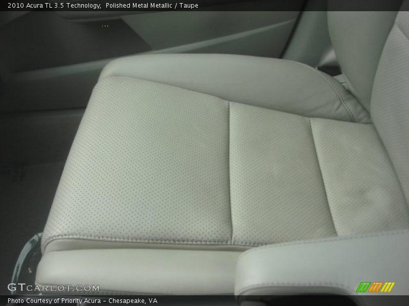 Polished Metal Metallic / Taupe 2010 Acura TL 3.5 Technology
