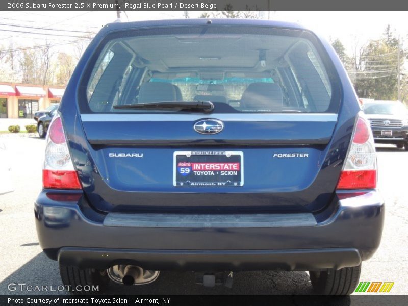 Regal Blue Pearl / Desert Beige 2006 Subaru Forester 2.5 X Premium