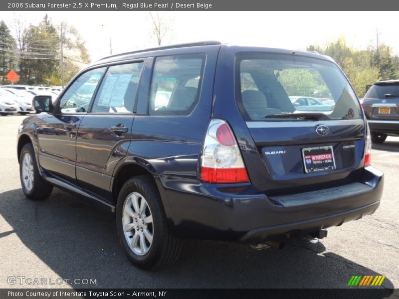 Regal Blue Pearl / Desert Beige 2006 Subaru Forester 2.5 X Premium