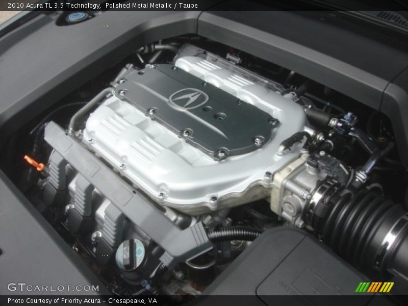 Polished Metal Metallic / Taupe 2010 Acura TL 3.5 Technology