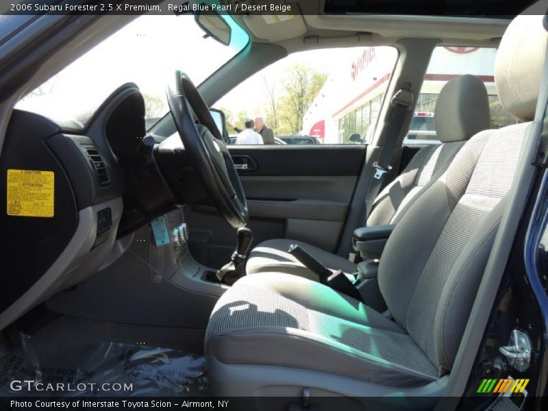 Regal Blue Pearl / Desert Beige 2006 Subaru Forester 2.5 X Premium