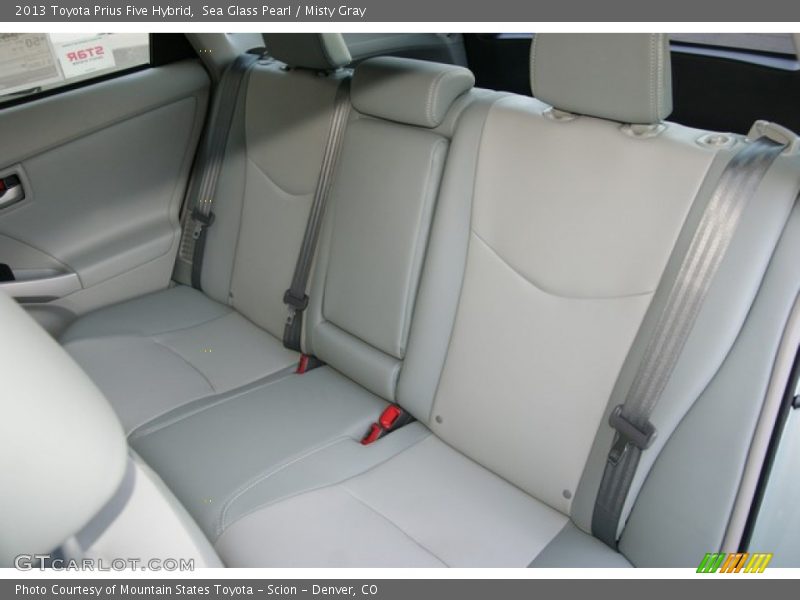Sea Glass Pearl / Misty Gray 2013 Toyota Prius Five Hybrid