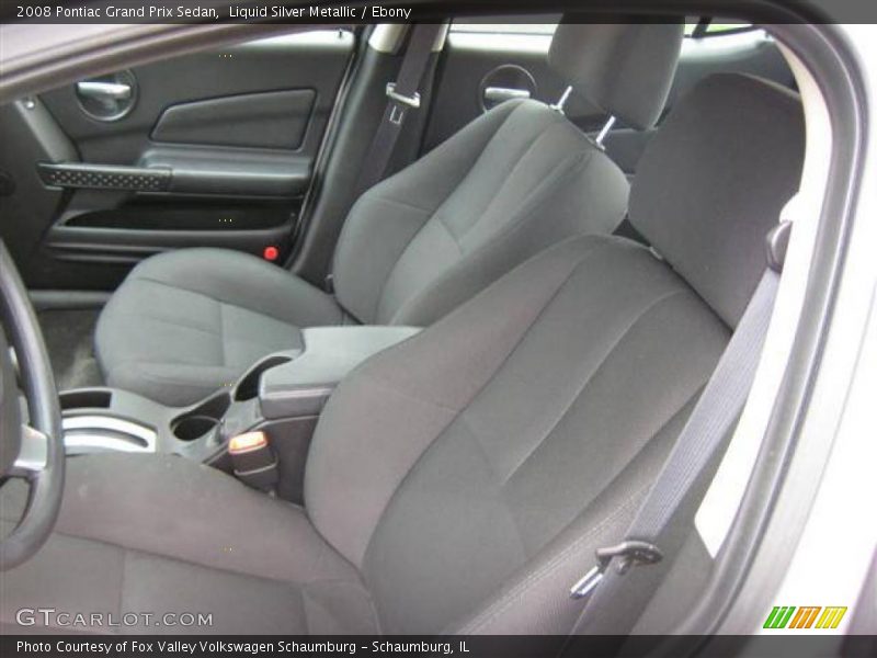 Liquid Silver Metallic / Ebony 2008 Pontiac Grand Prix Sedan