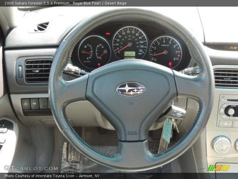 Regal Blue Pearl / Desert Beige 2006 Subaru Forester 2.5 X Premium