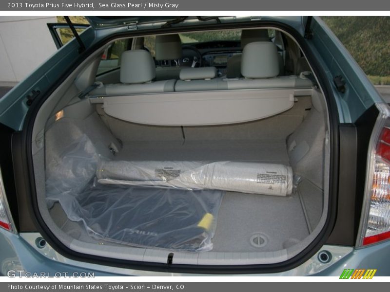 Sea Glass Pearl / Misty Gray 2013 Toyota Prius Five Hybrid
