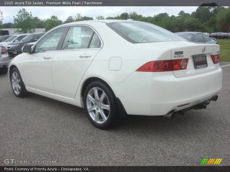 Premium White Pearl / Parchment 2005 Acura TSX Sedan