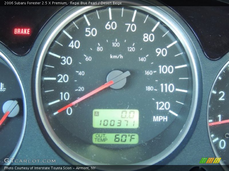 Regal Blue Pearl / Desert Beige 2006 Subaru Forester 2.5 X Premium
