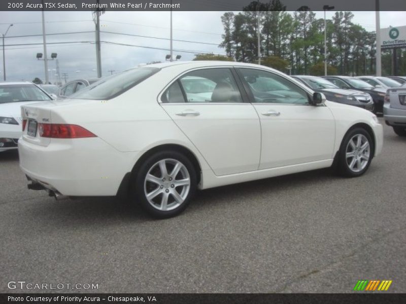 Premium White Pearl / Parchment 2005 Acura TSX Sedan