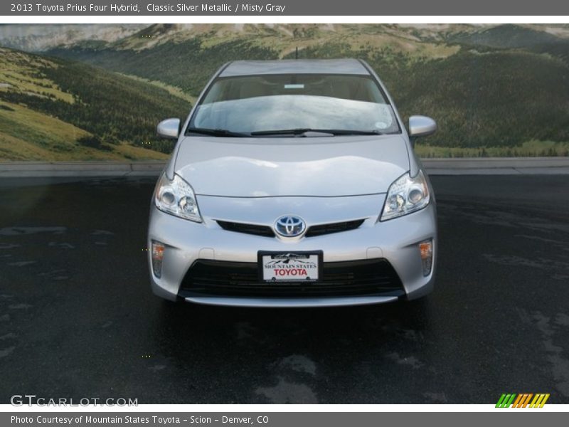 Classic Silver Metallic / Misty Gray 2013 Toyota Prius Four Hybrid