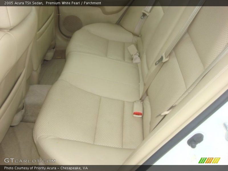 Premium White Pearl / Parchment 2005 Acura TSX Sedan