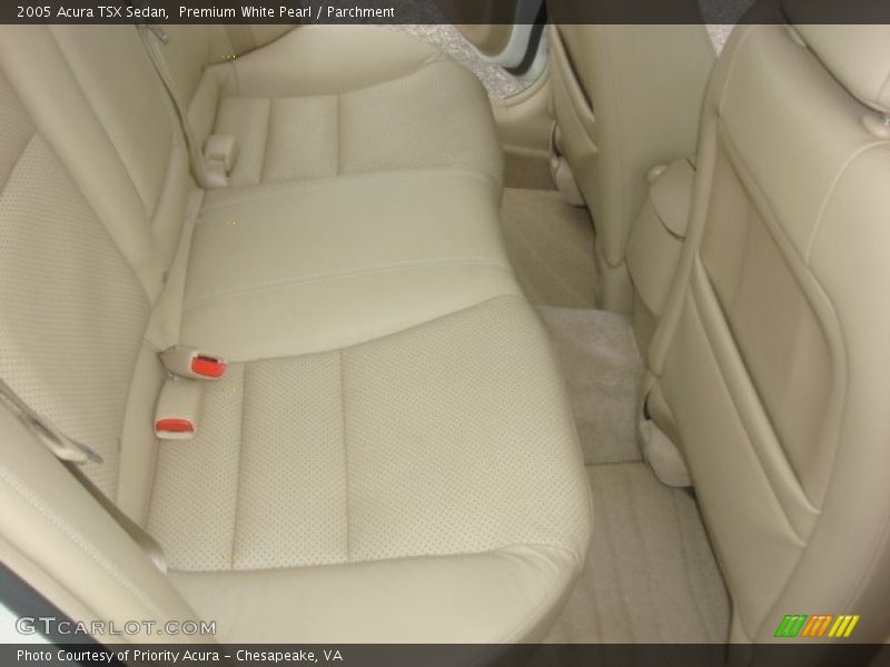 Premium White Pearl / Parchment 2005 Acura TSX Sedan