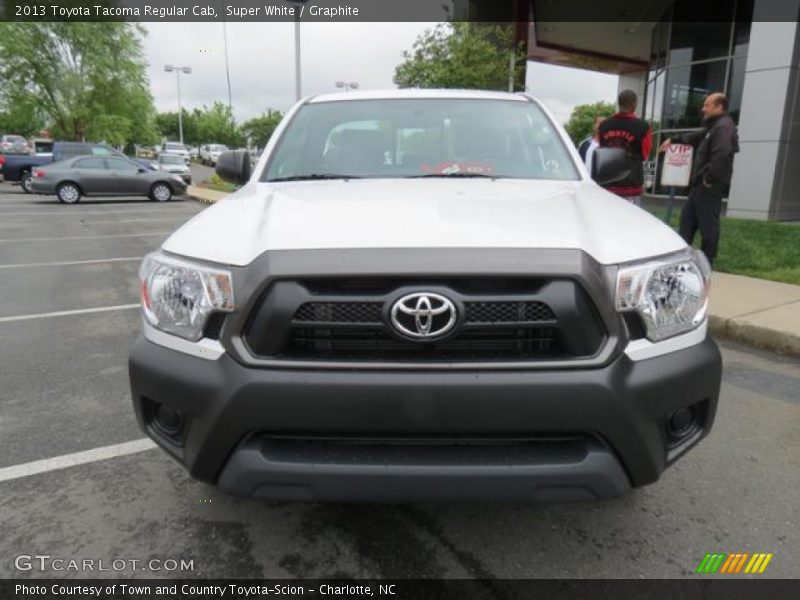 Super White / Graphite 2013 Toyota Tacoma Regular Cab