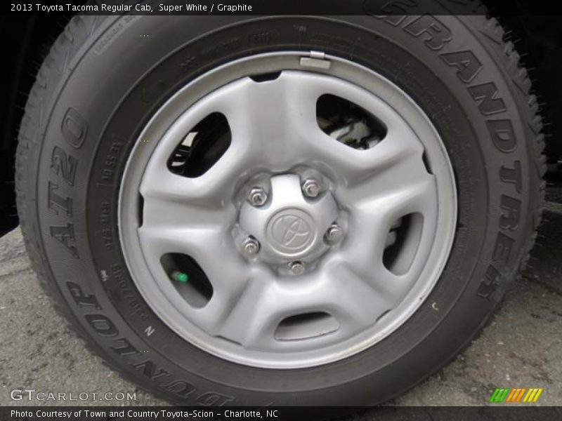 Super White / Graphite 2013 Toyota Tacoma Regular Cab