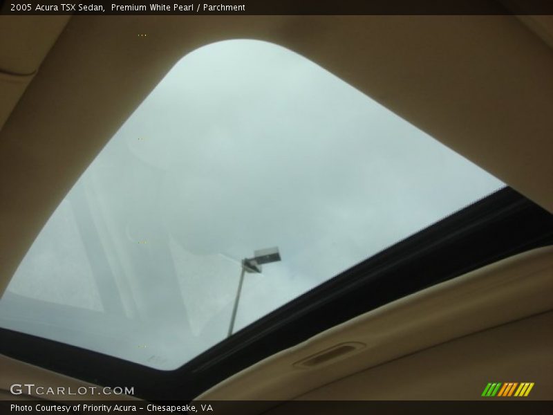 Premium White Pearl / Parchment 2005 Acura TSX Sedan