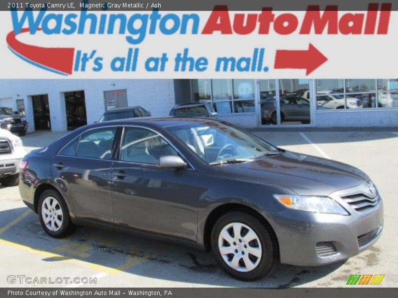 Magnetic Gray Metallic / Ash 2011 Toyota Camry LE