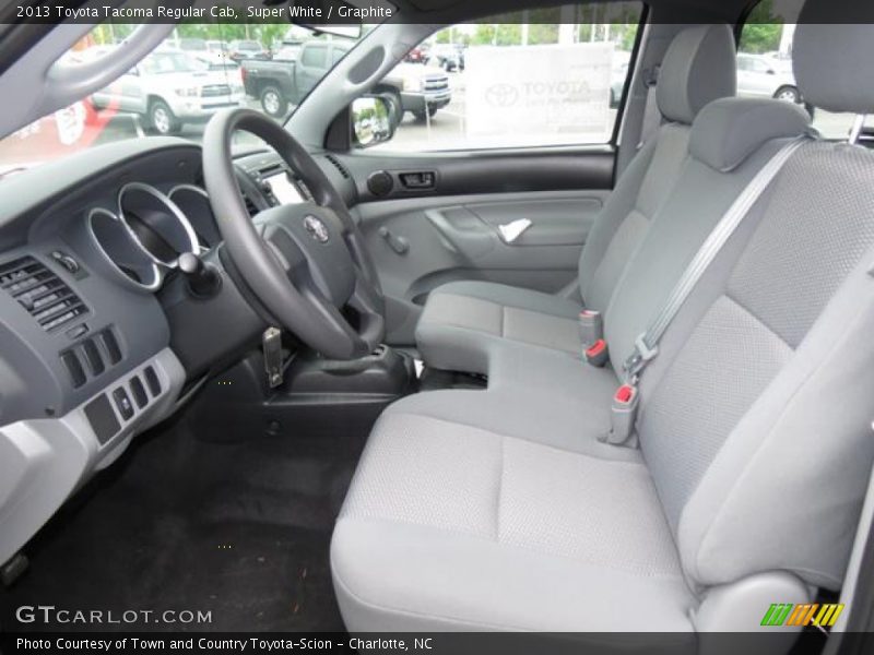 Super White / Graphite 2013 Toyota Tacoma Regular Cab