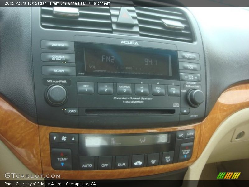 Premium White Pearl / Parchment 2005 Acura TSX Sedan