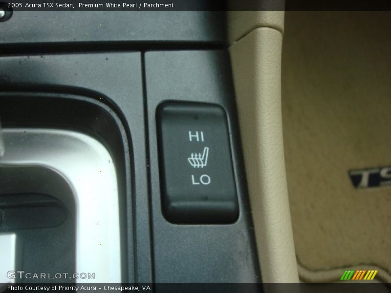 Premium White Pearl / Parchment 2005 Acura TSX Sedan