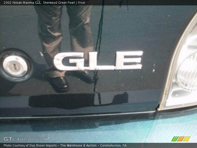 Sherwood Green Pearl / Frost 2002 Nissan Maxima GLE