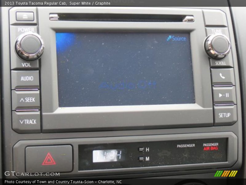 Super White / Graphite 2013 Toyota Tacoma Regular Cab