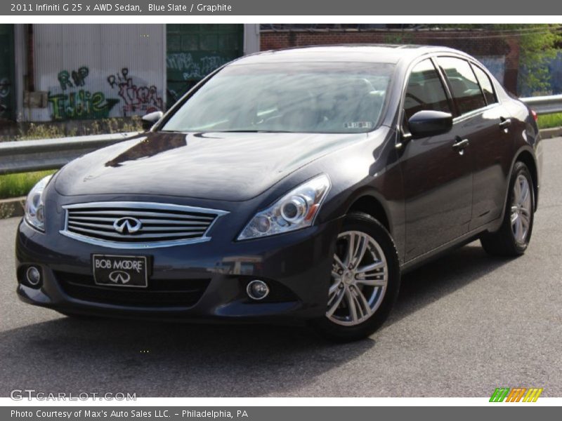 Blue Slate / Graphite 2011 Infiniti G 25 x AWD Sedan