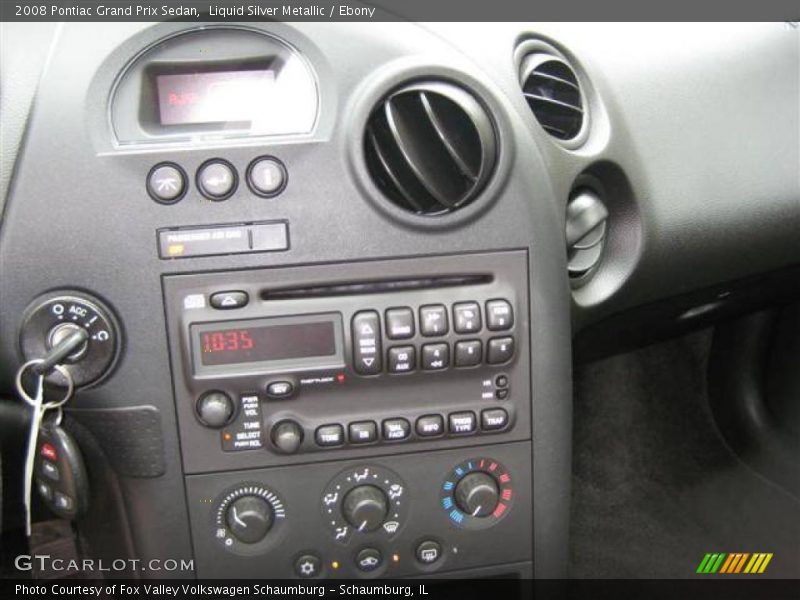 Liquid Silver Metallic / Ebony 2008 Pontiac Grand Prix Sedan