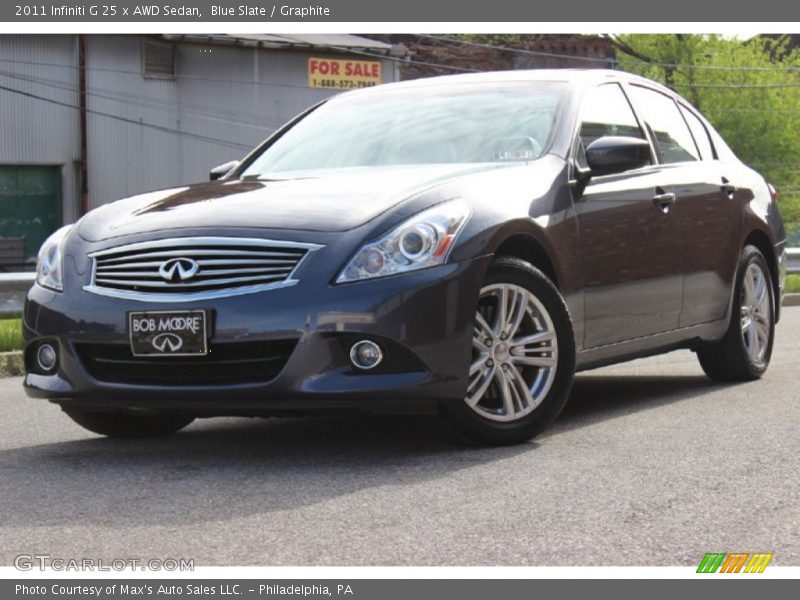 Blue Slate / Graphite 2011 Infiniti G 25 x AWD Sedan