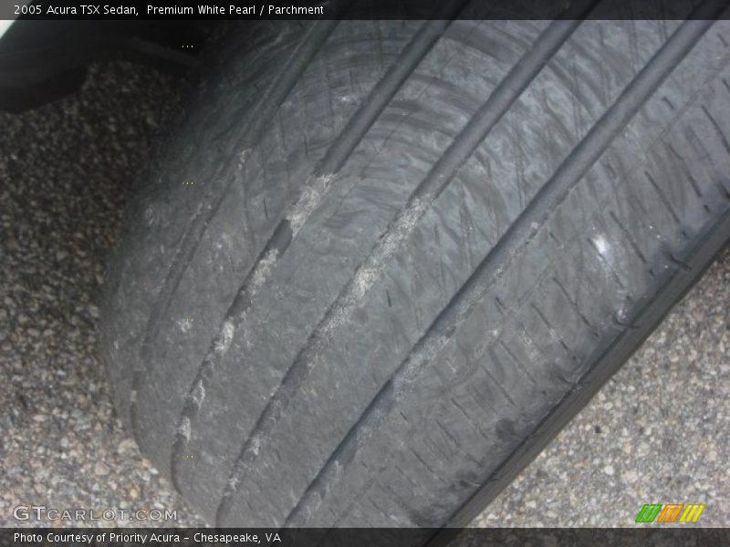 Premium White Pearl / Parchment 2005 Acura TSX Sedan