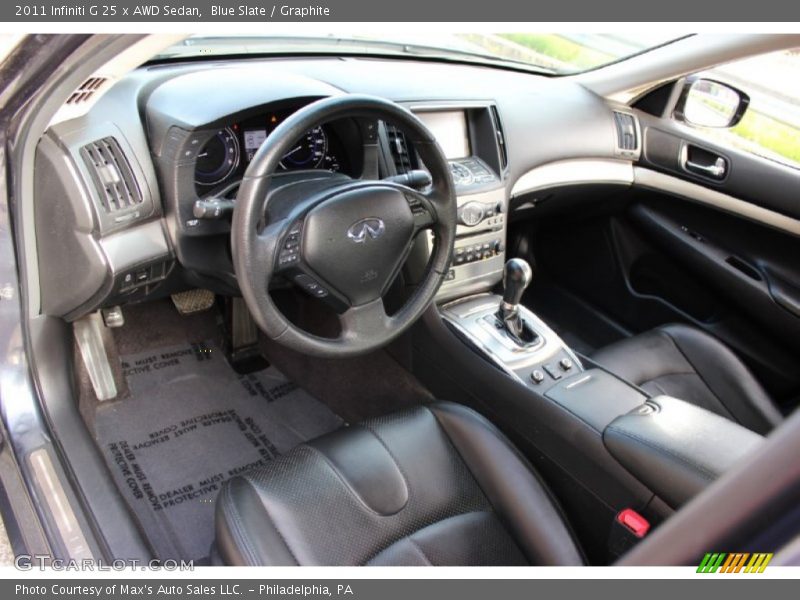 Blue Slate / Graphite 2011 Infiniti G 25 x AWD Sedan